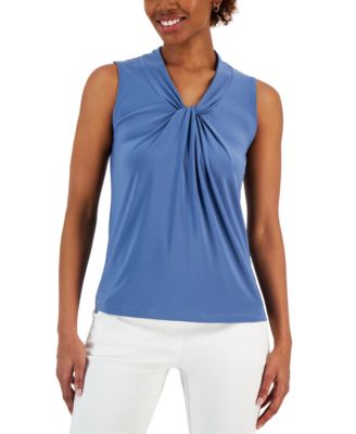 Kasper - Gathered-Front Top