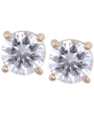 Anne Klein - Gold-Tone Crystal Stud Earrings