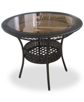 Noble House - Nesten 34" Glass Table, Quick Ship
